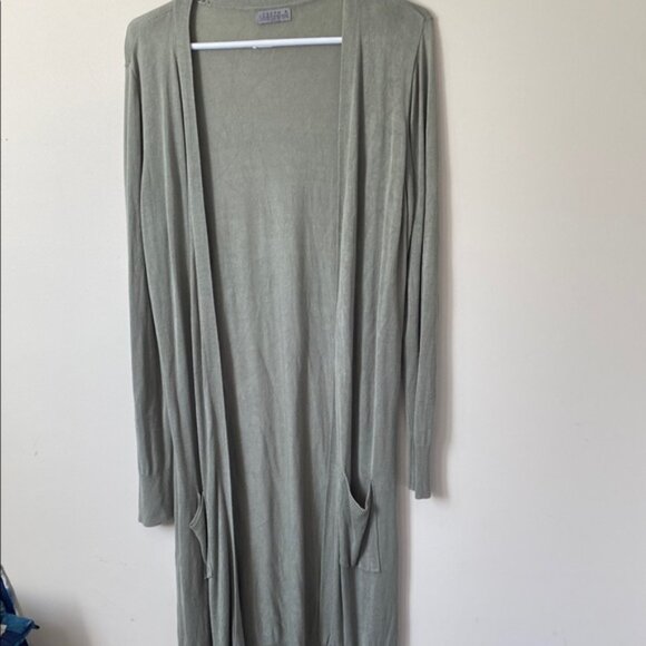 Long Open Front Cardigan - Picture 1 of 4
